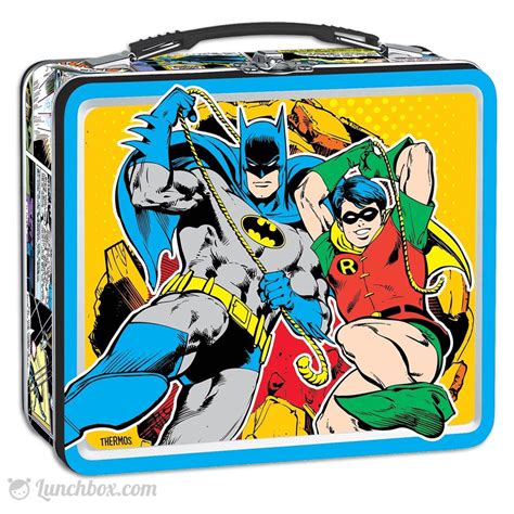 batman metal lunch box|Batman and robin lunch box.